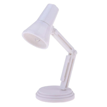 LED Desk Table Lamp for 1/6 Scale Dollhouse Miniature Furniture