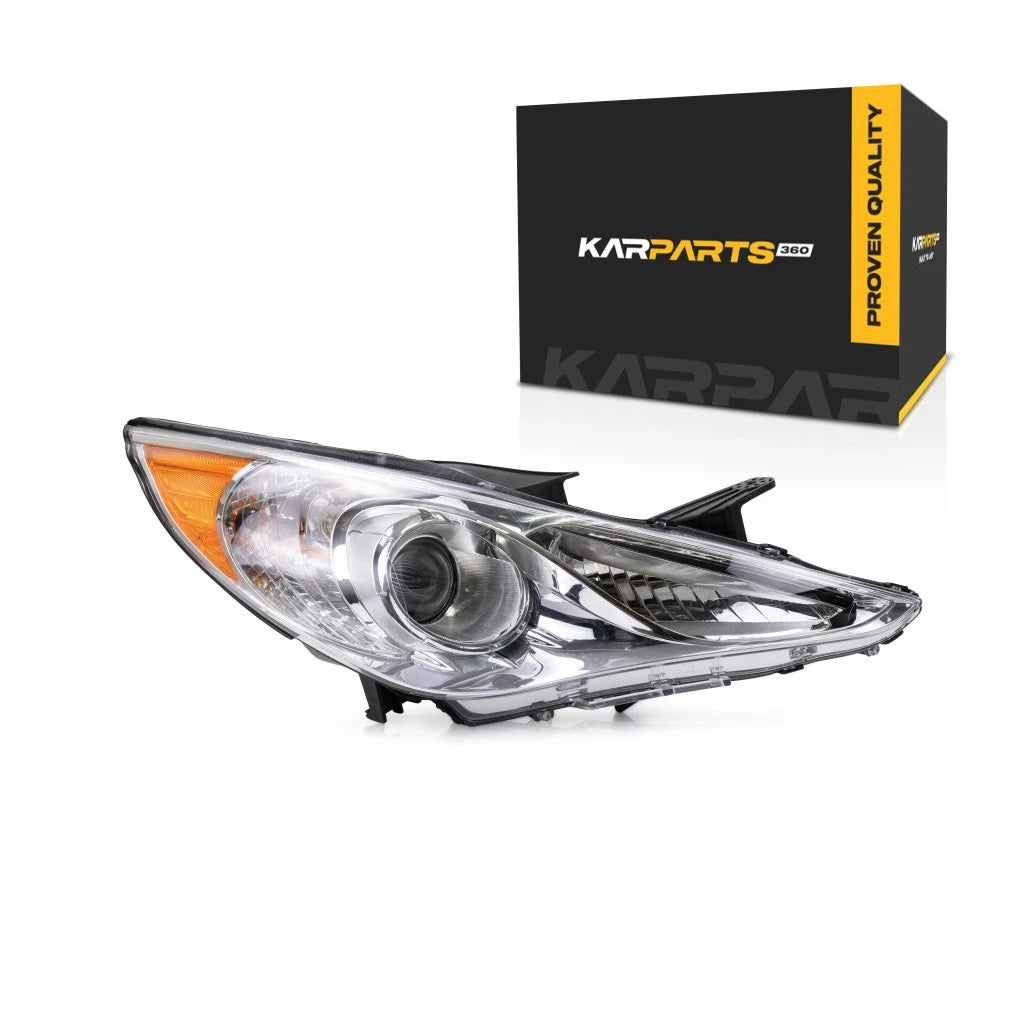 Chrome Headlight Bezel for Hyundai Sonata (2011–2013) CLX-M1-320-1140R-ACD7, HY2503157