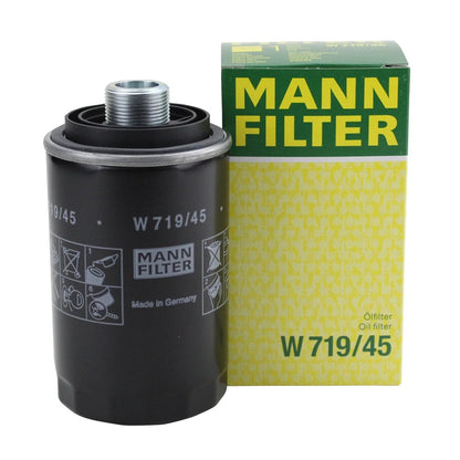 Mann Oil Filter W 719/45 for Audi A3 A4 TT A6 VW Beetle CC Eos GTI Jetta Passat (2000–2023)