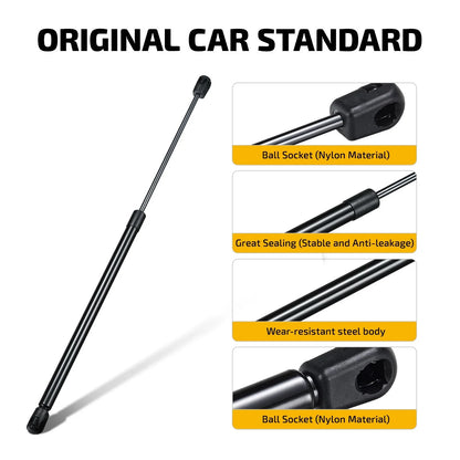 Set of 2 Gas Struts for Truck Cap Pickup Window RV Door (20in, 40lbs)