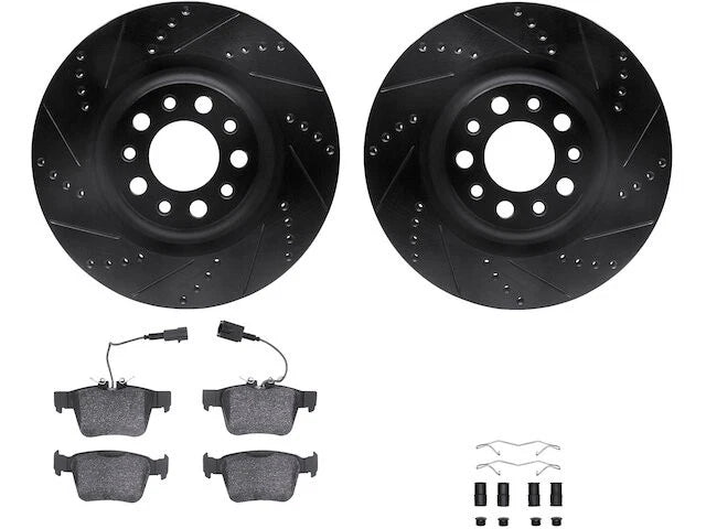 Brake Pad and Rotor Kit for Alfa Romeo Stelvio (45214FYSY)