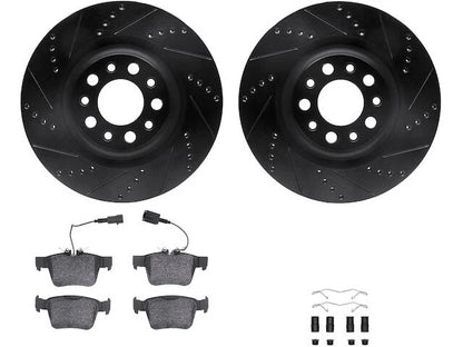 Brake Pad and Rotor Kit for Alfa Romeo Stelvio (45214FYSY)
