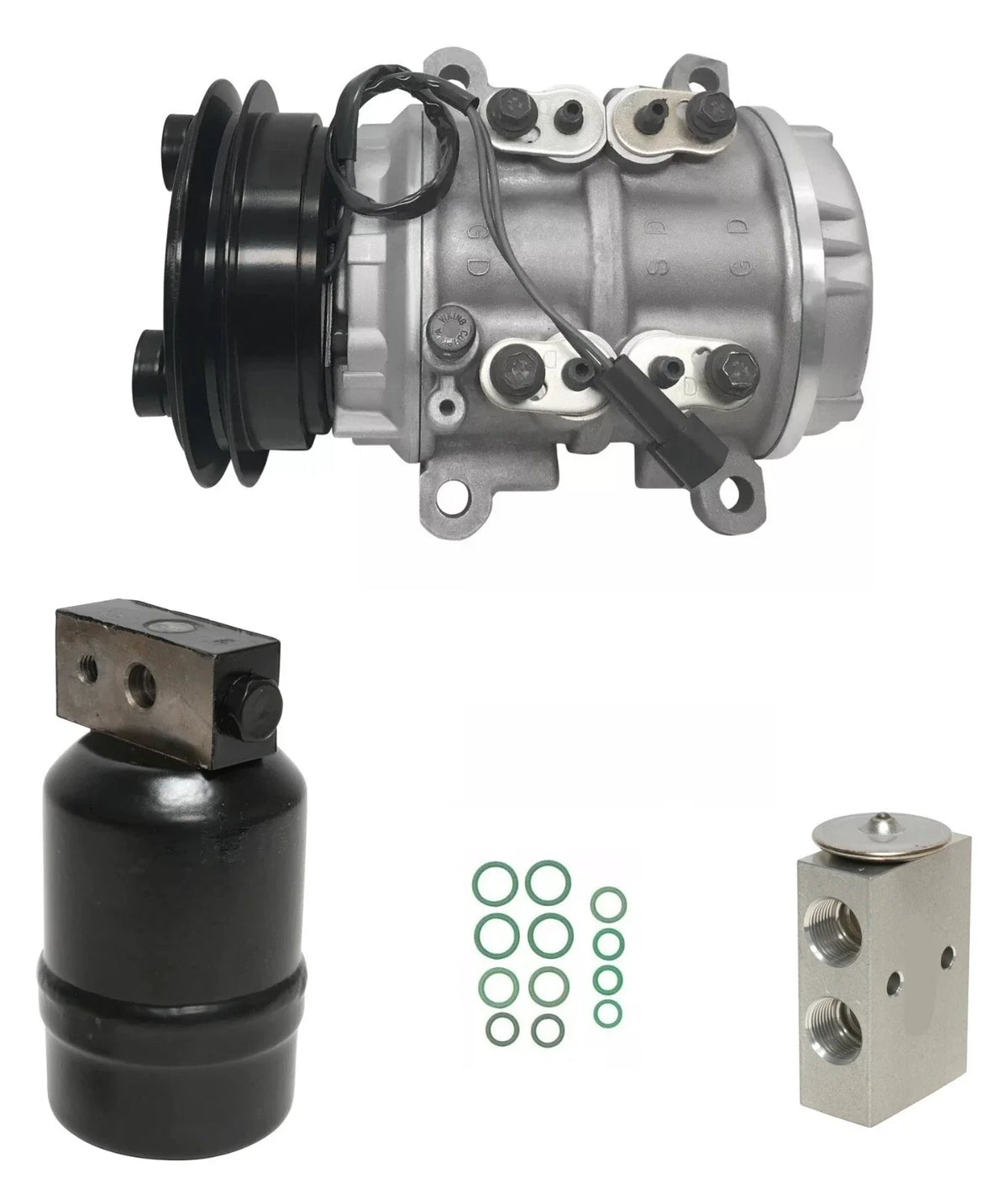 A C Compressor Kit Replacement for Plymouth Turismo 1.6L 2.2L (1986–1986)