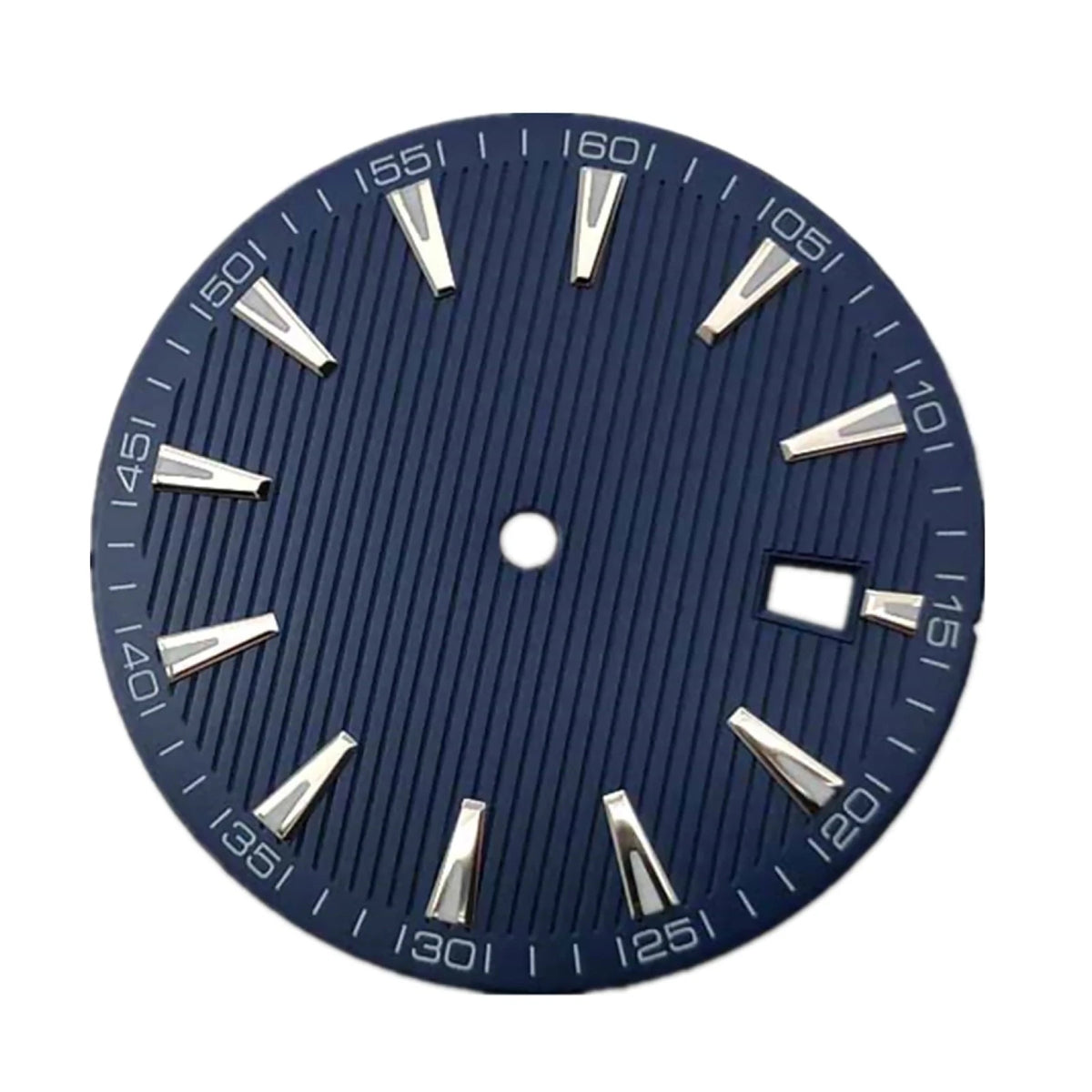 33.5mm Blue Watch Dial Face Plate for NH35/NH35A Movement Replacement