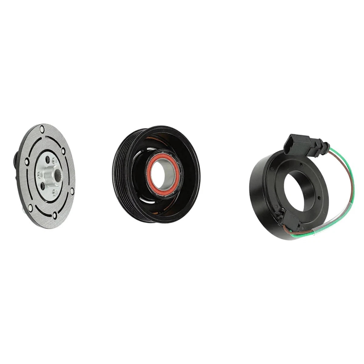 A/C Compressor Clutch for VW Atlas Jetta Passat Beetle (2015–2018) 18016677, 158506, 1K0820808H