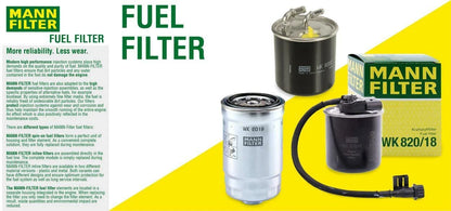Mann Fuel Filter for Mercedes ML350 Bluetec 2012-2013 Turbo 3.0L V6