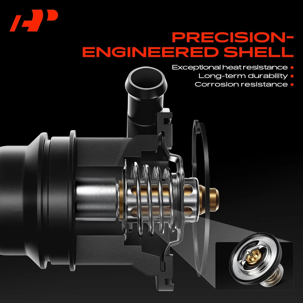 Engine Coolant Thermostat Housing Assembly for Chevy Cruze Sonic Trax (2011–2019) - 25193922, 55565334, 1511105, 902846