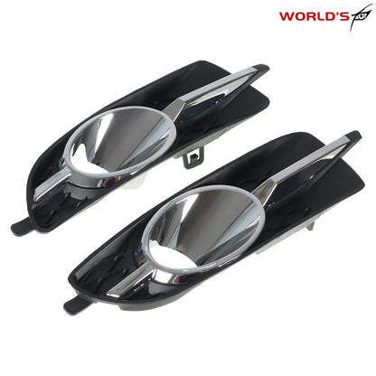 Set of 2 Black Fog Light Trim Bezels for Buick LaCrosse (2010–2013)