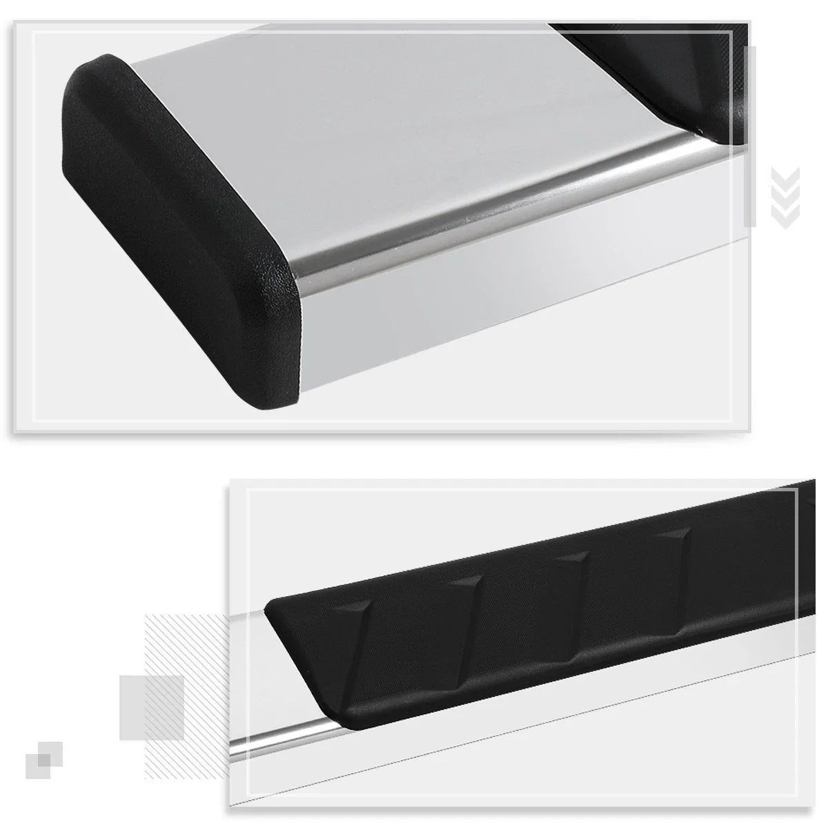 5" Pad Side Step Nerf Bar Running Board for Ford F150 Super/Extended Cab (2004–2014)