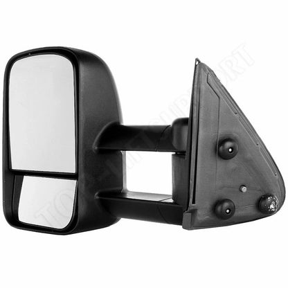 Set of 2 Manual Extend Tow Side Mirrors for Chevy Silverado 1500/2500/3500