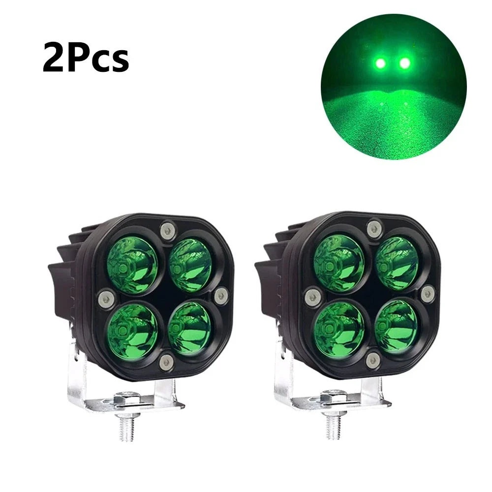 2X 3" 40W LED Cube Pods for SUV Offroad Driving Light (Fits )