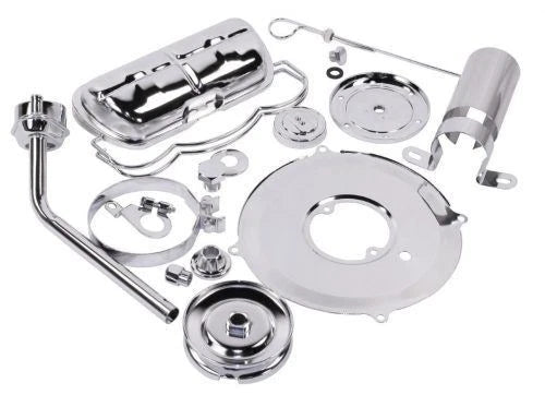 Empi Chrome Engine Dress-Up Kit for VW Beetle T2 Split T2 Bay (1968–1979) 1988742