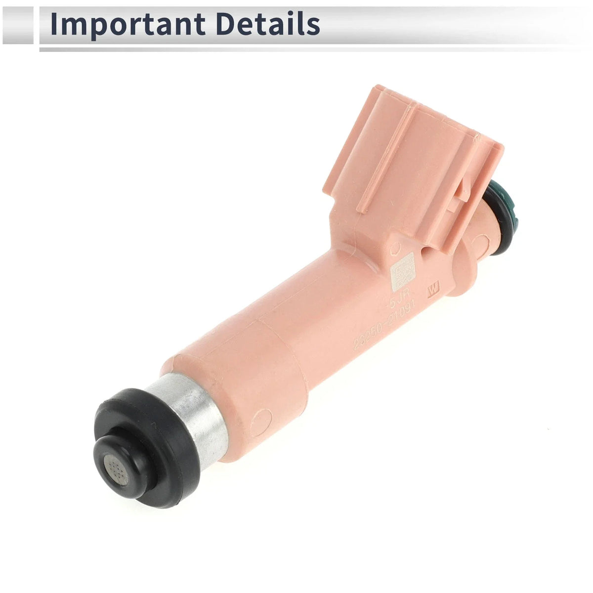 Fuel Injector No. 23209-21091 for Toyota Prius C (2012–2019) 1 Pc Pink