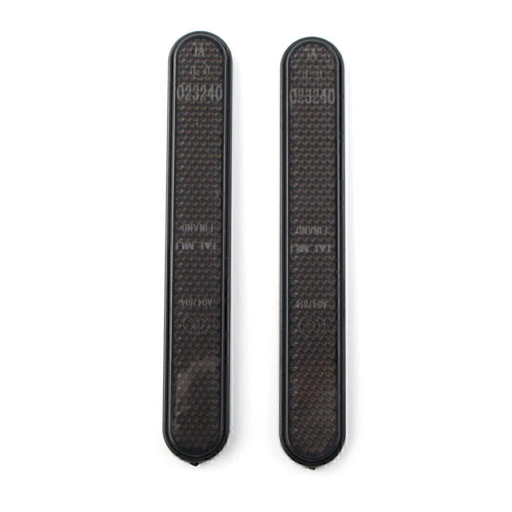 2X Smoke Rear Shock Absorber Reflector Strip for Harley Sportster 883 1200 (2004–2023)