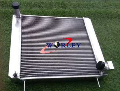 3 Core Aluminum Radiator + Fan for Jaguar XKE Series 1 (1961-1968)
