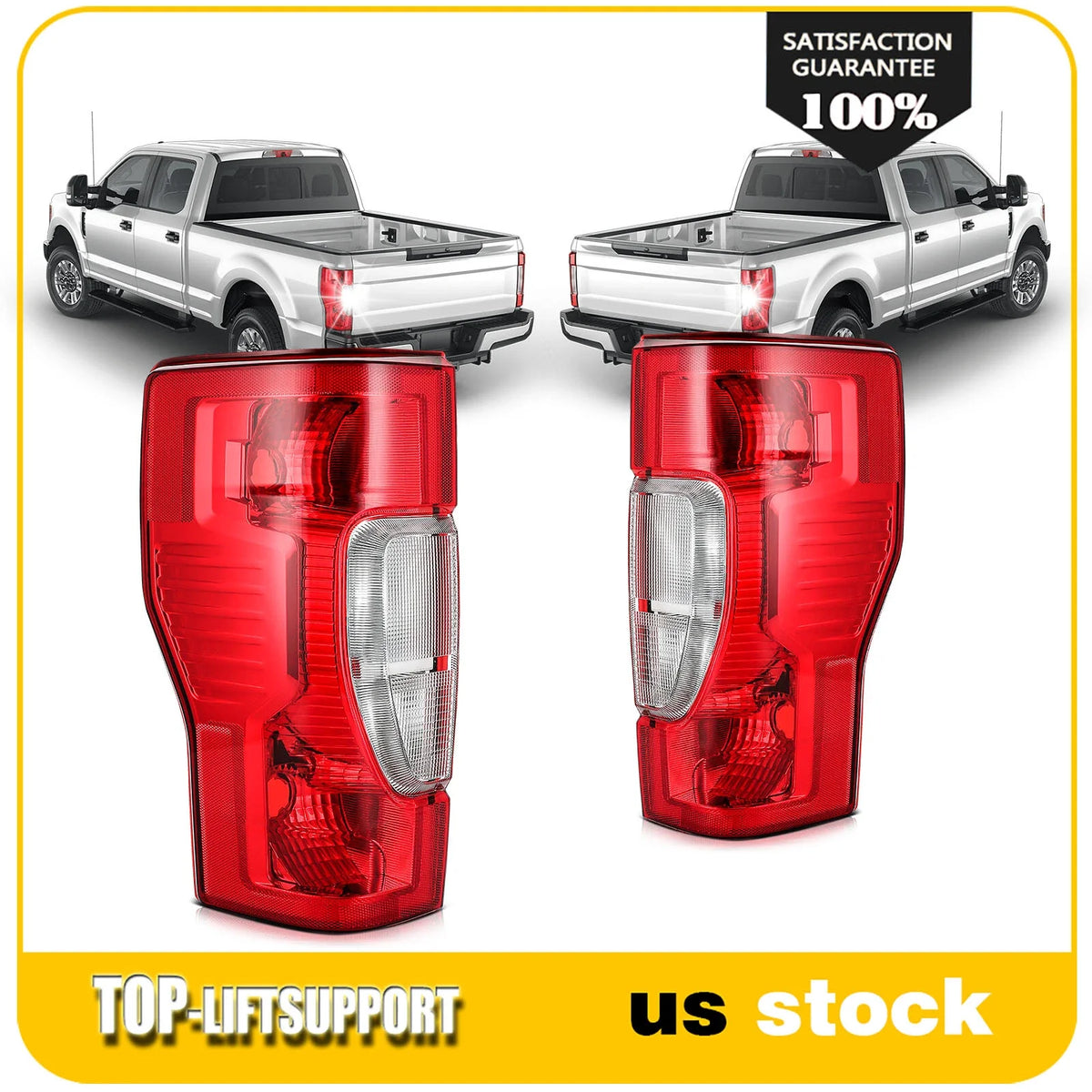 2Pcs Tail Lights for Ford F250 F350 Super Duty (2020–2022)