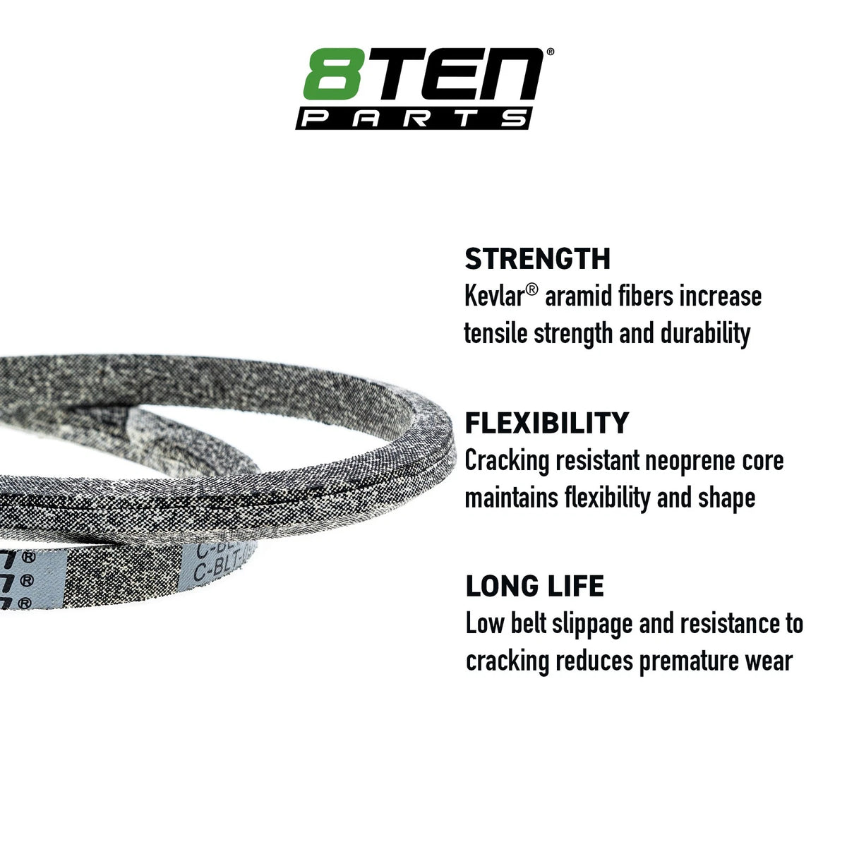 8TEN Kevlar Belt for Cub Cadet 320 (954-3050, 754-3050, 4812)