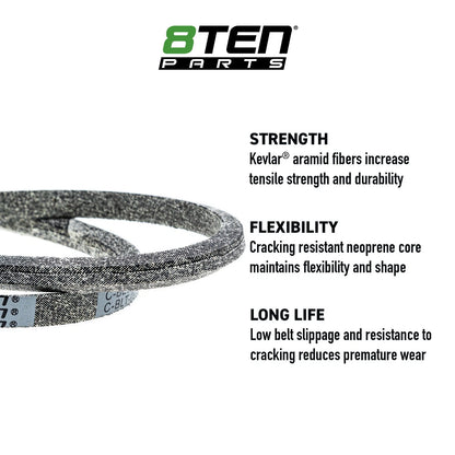 8TEN Kevlar Belt for Cub Cadet 320 (954-3050, 754-3050, 4812)