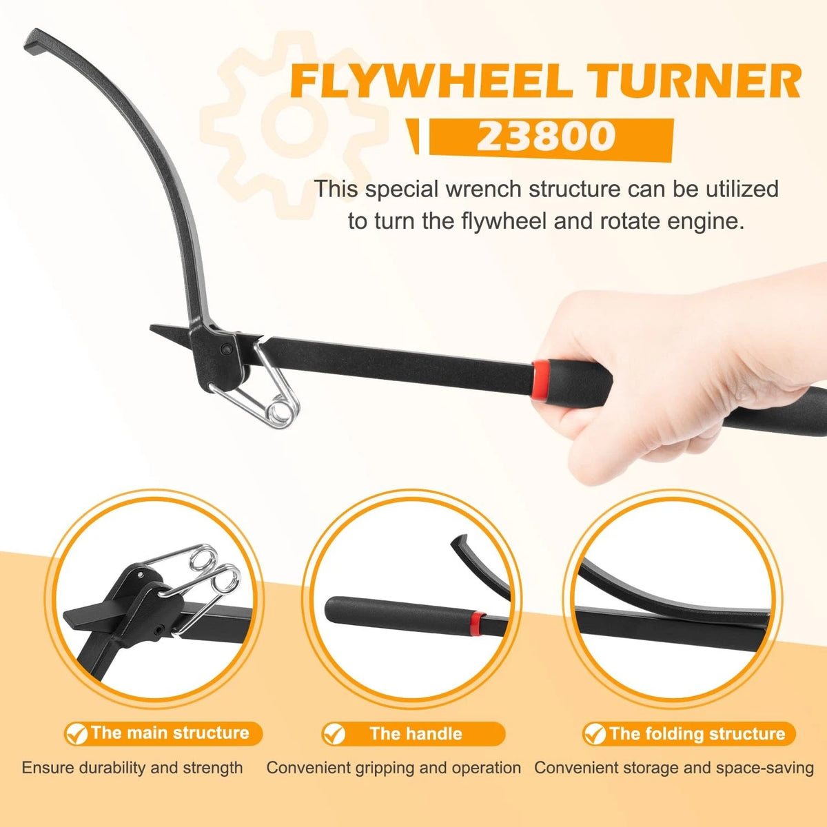 Universal Flywheel Turner Tool for Flex Plate Holder (Universal)
