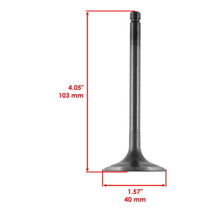 Intake & Exhaust Valve for Yamaha YFM350 Raptor (2004–2012) VA112+VA113