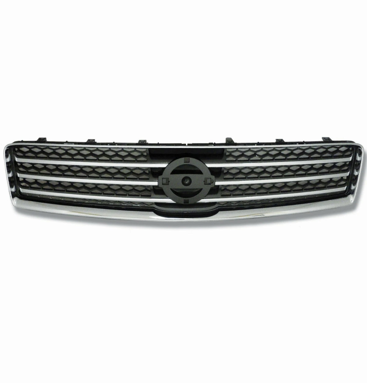 Front Upper ABS Grille for Nissan Maxima (2009–2011) FG948CG Chrome & Gray