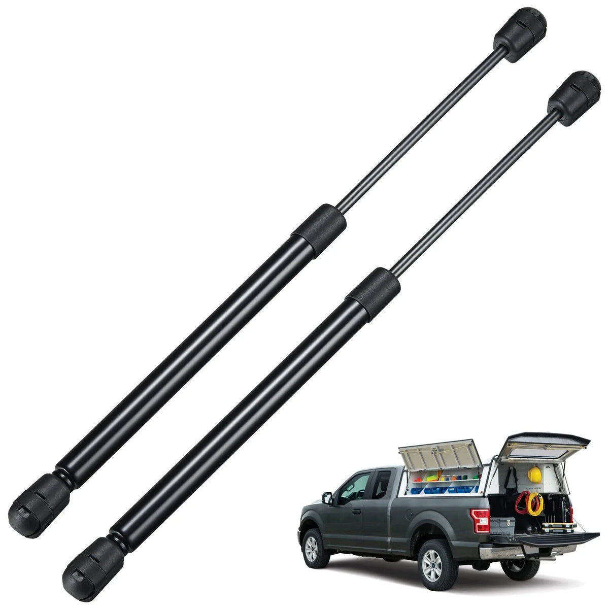 Pair 14" Gas Strut for Camper Shell Topper Rear Window (C16-06389)