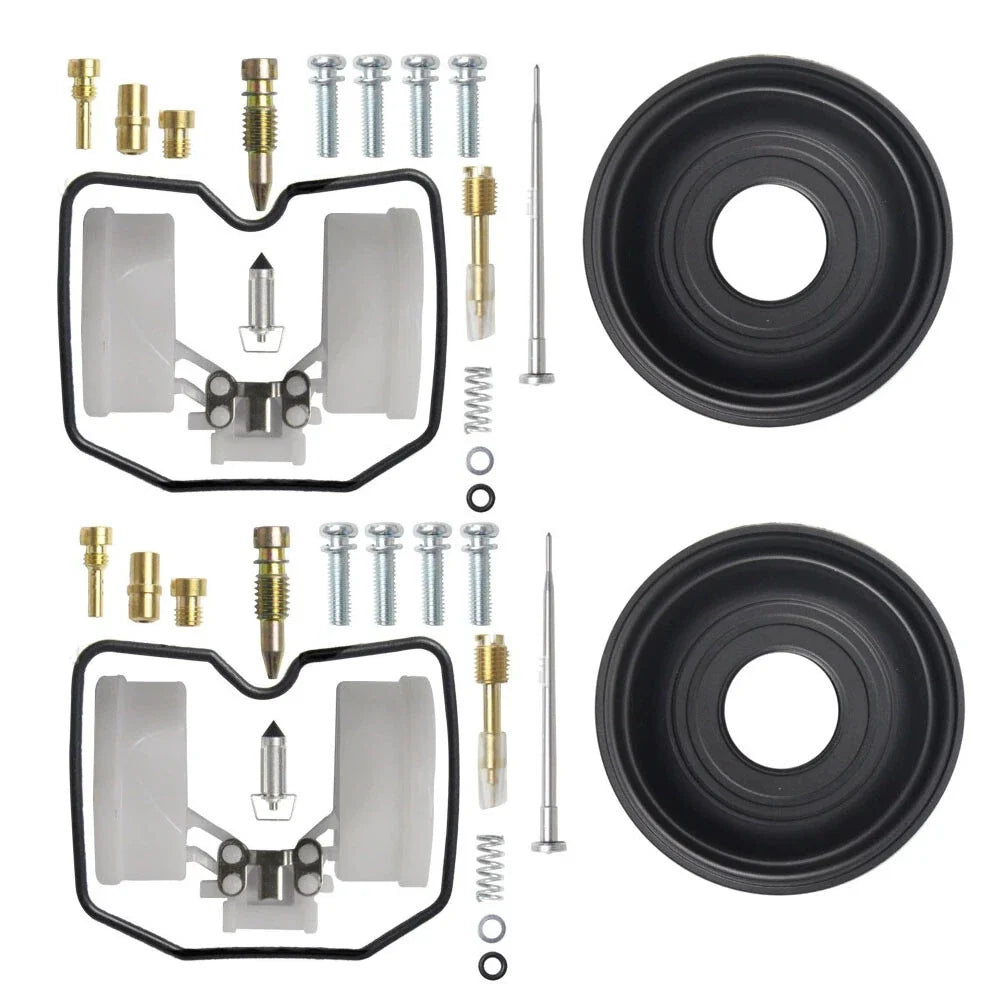 2X Carburetor Repair Kit Float Diaphragm for Kawasaki Vulcan 500 (1991–1995)