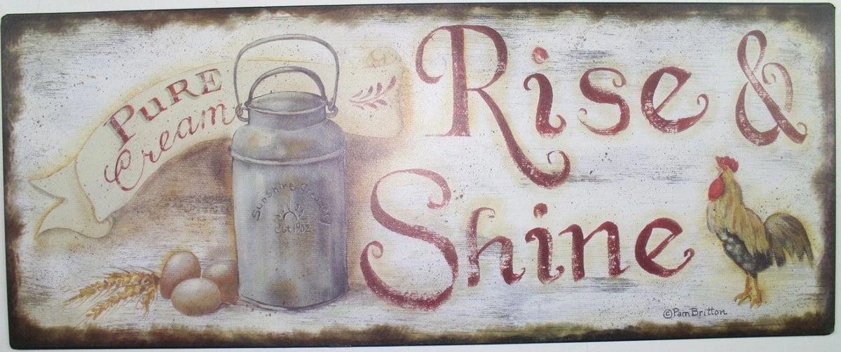 Iron Tin Metal Sign for Home Kitchen Decor (88735)