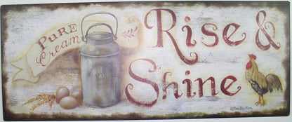 Iron Tin Metal Sign for Home Kitchen Decor (88735)