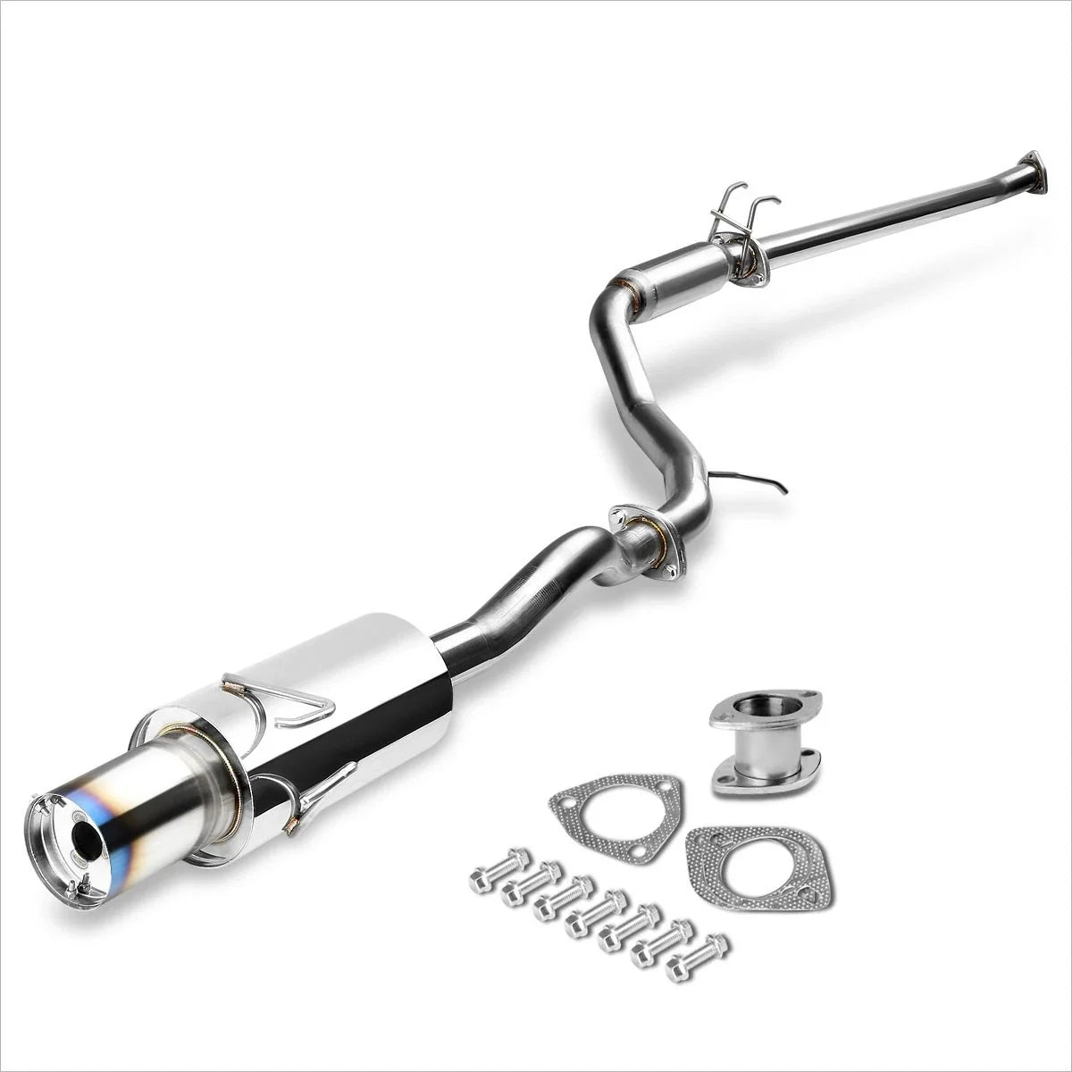 4" Burnt Tip Muffler Catback Exhaust for Honda Civic EX/LX/DX (2006–2011)