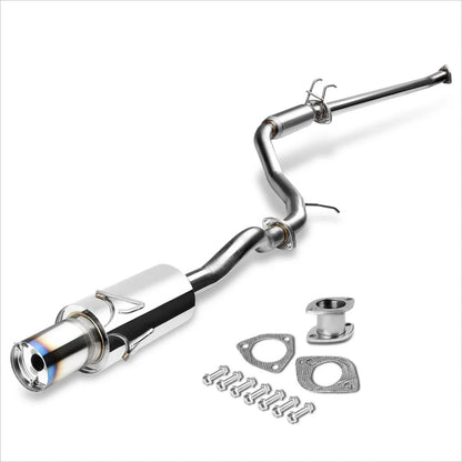 4" Burnt Tip Muffler Catback Exhaust for Honda Civic EX/LX/DX (2006–2011)