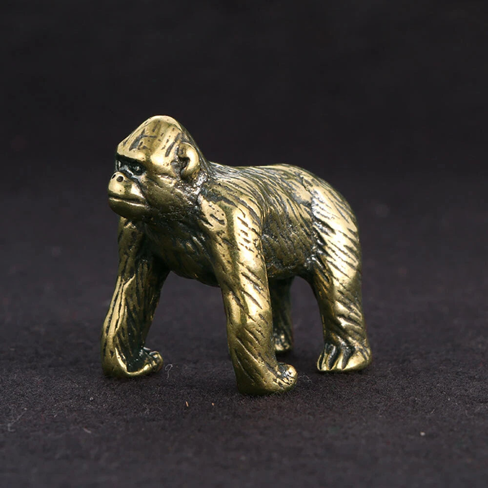Miniature Monkey Gorilla Statue Tea Pet Figure Craft Toy