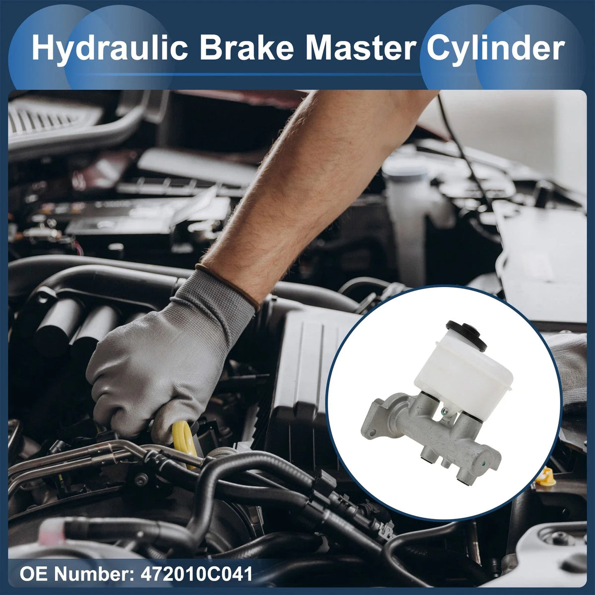 Brake Master Cylinder with Reservoir No. 472010C041 for Toyota Sequoia (2001–2007)