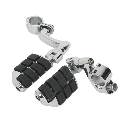1-1/4" Highway Engine Guard Footpeg Pegs for Harley Street Road Glide