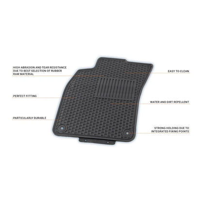 Set of 4 Floor Mats for Tesla S (2021–2022) V58-0021, 104768601G
