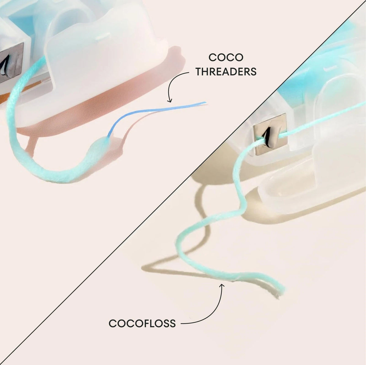 Cocofloss Cocoplush Threaders for Dental Care (30 Foot Pack)