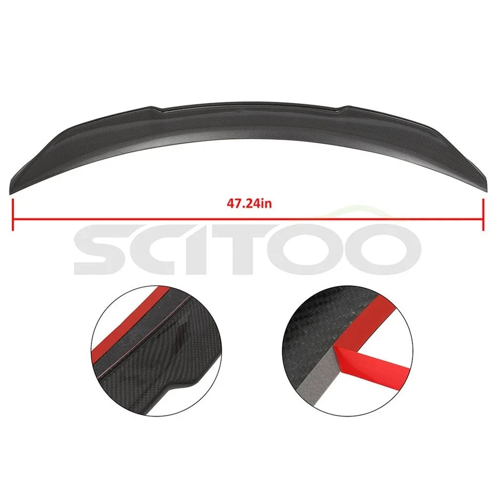 Rear Trunk Spoiler for BMW F36 420i 428i 440i Gran Coupe (2015–2020) Carbon Fiber