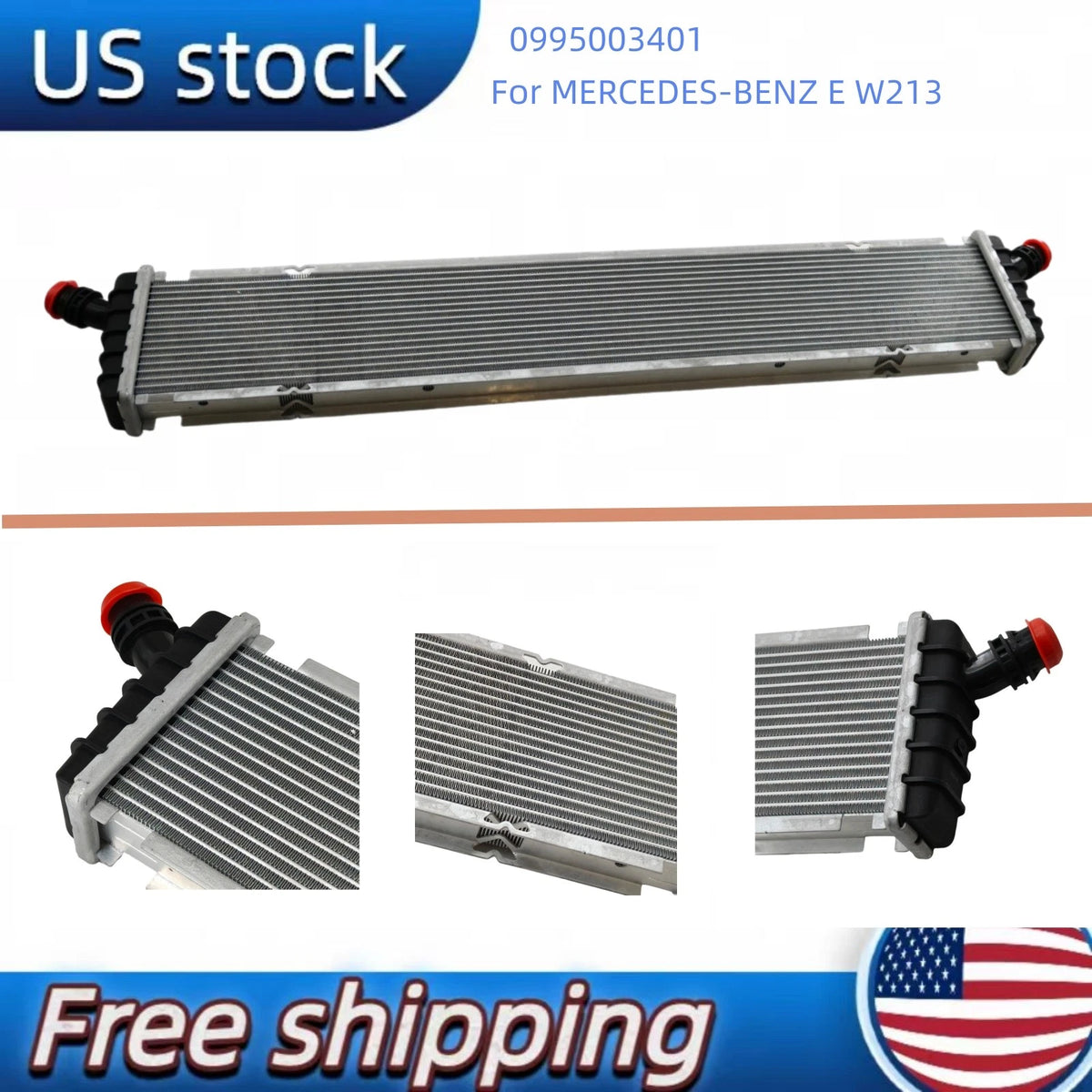 Engine Oil Cooler Radiator for Mercedes-Benz E W213 (A0995003401, 0995003401)