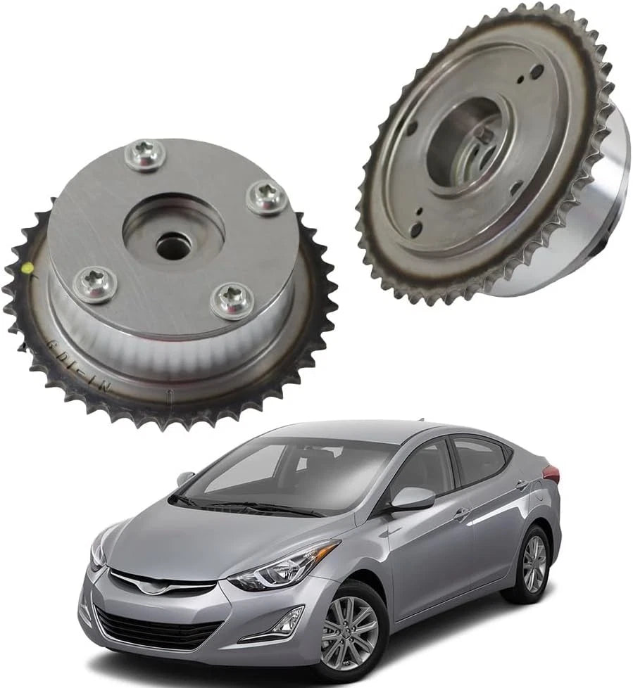 CVVT Gear Set for Hyundai Elantra Kia Soul Forte 2.0L (24350-2E201, 24370-2E200)