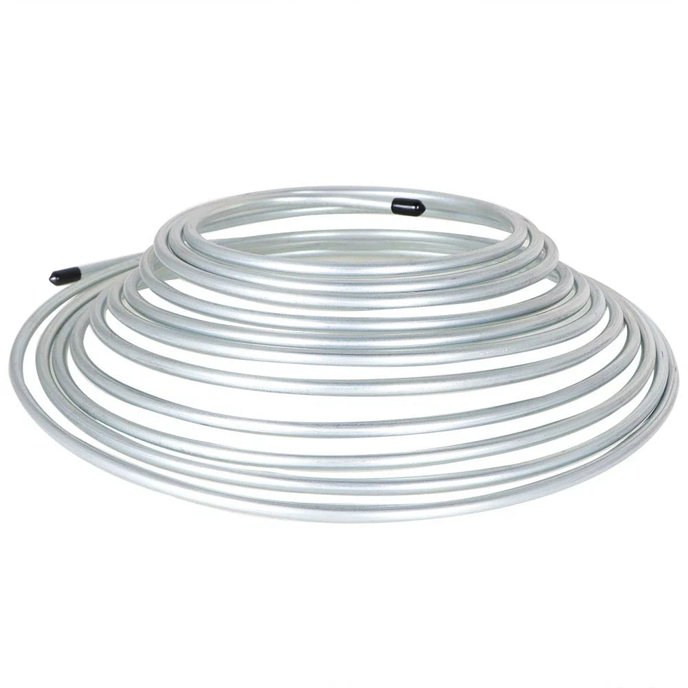 1PC 25 Ft Zinc-Coated Steel Brake Line Tubing Kit for Vehicles