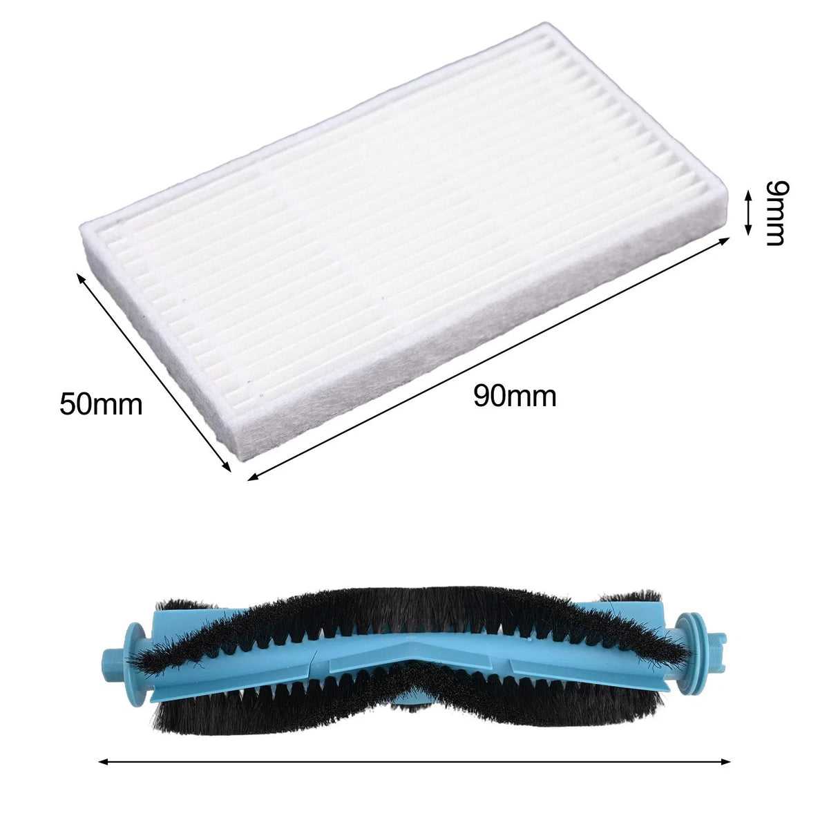 Main Brush Set for Ultenic D10 Vacuum Cleaner (2021–2023)