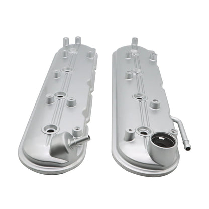 Set of 2 Valve Covers for GM Chevy LS LS3 4.8 5.3L 6.0L 6.2L (12637684, 12642655)