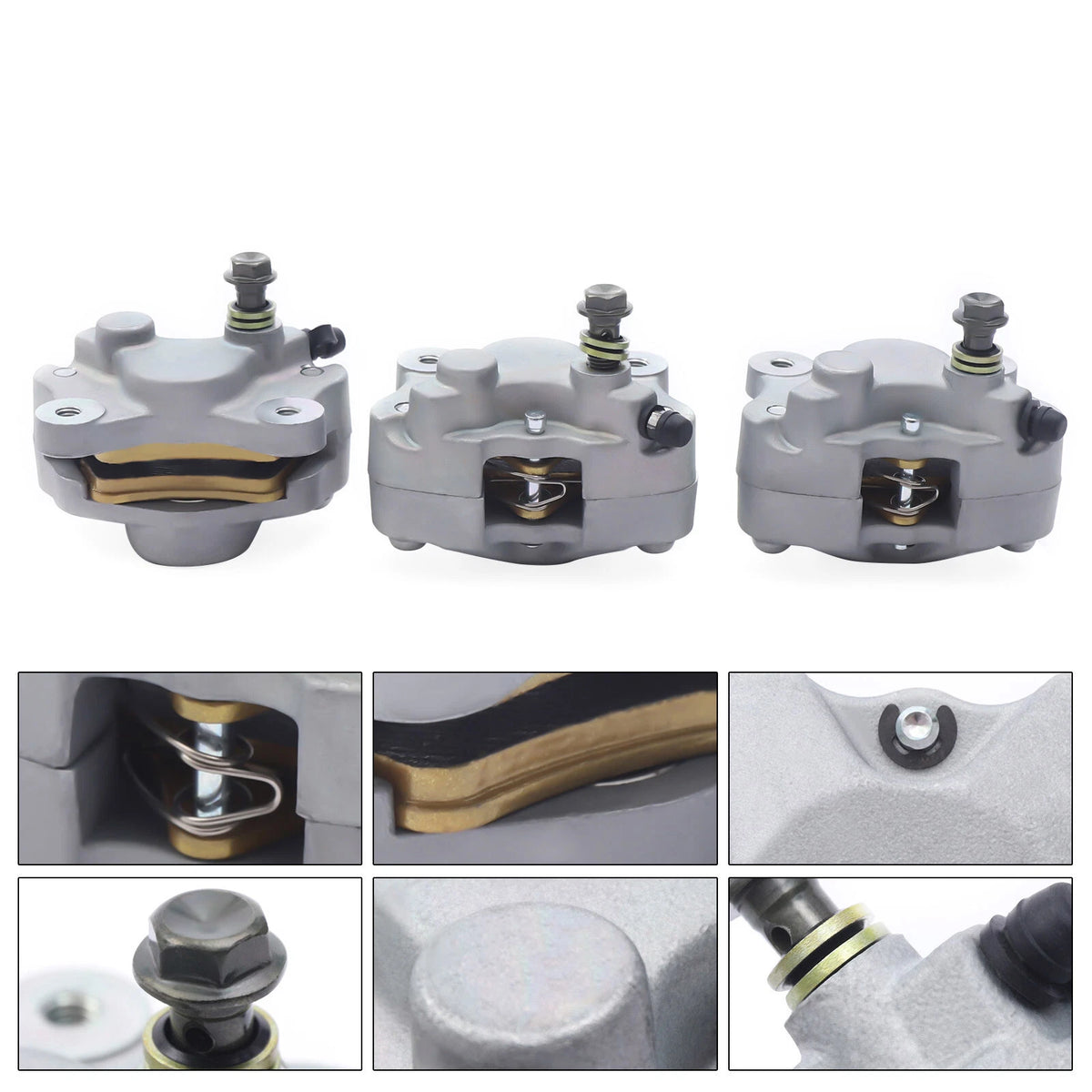 Front and Rear Brake Calipers for Arctic Cat 250 300 400 450 500 (1999–2002) 0402-011 0402-010