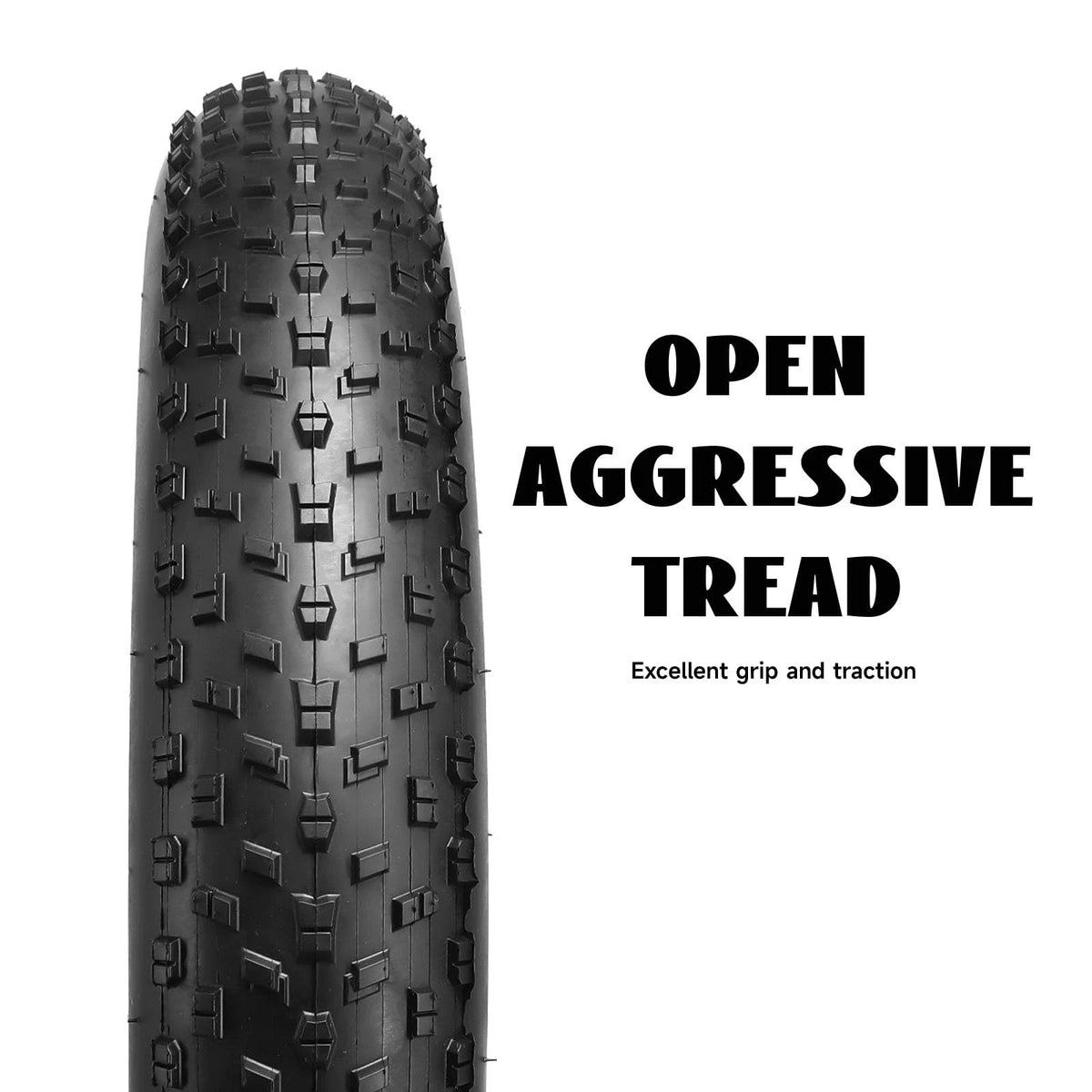 Set of 2 Fat Bike Tires 20x4 Inch Folding