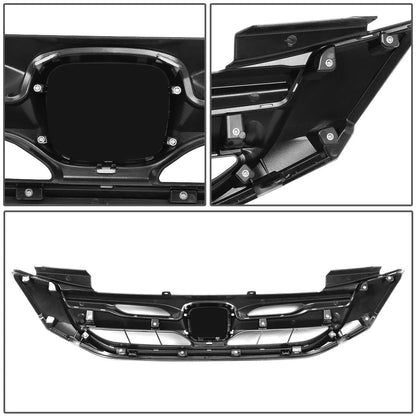 Front Bumper Upper Hood Grille for Honda Accord Sedan (2013–2015) Matte