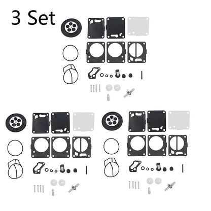 Set of 3 Carburetor Kits for SeaDoo 650 717 787 800 GTI GTS GTX SP SPX