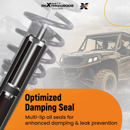 2X Rear Shocks for Polaris Sportsman 500 2005–2014, 570 2014–2025 NPLMFB