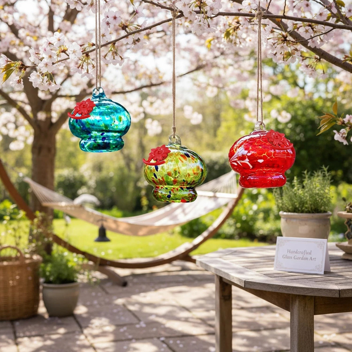 3-Pack Hummingbird Feeders for Nature Lovers