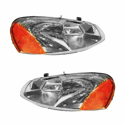 Set of 2 Headlights for Chrysler Sebring (2001–2003) PLX-M0-20-6042-00-1, CH2502128, CH2503128