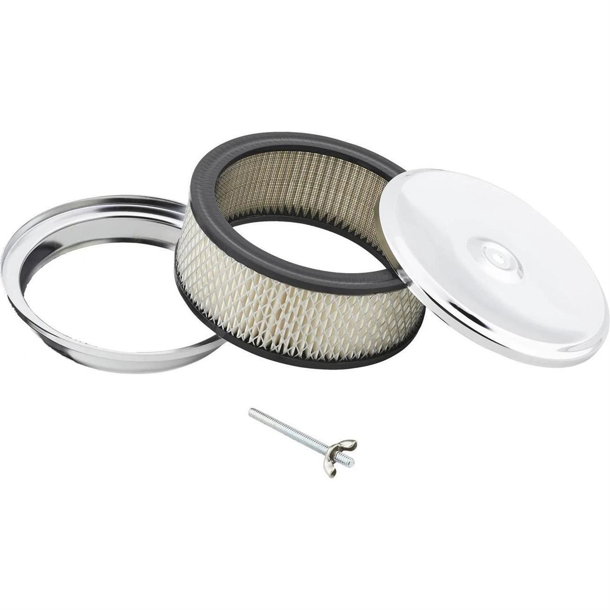 6-3/8 Inch Chrome Air Cleaner for 4 Barrel Carb (5504350)